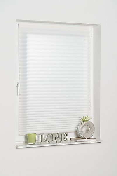 K-HOME Klebe-Plissee COMO, K-HOME, Lichtschutz, freihängend, günstig online kaufen