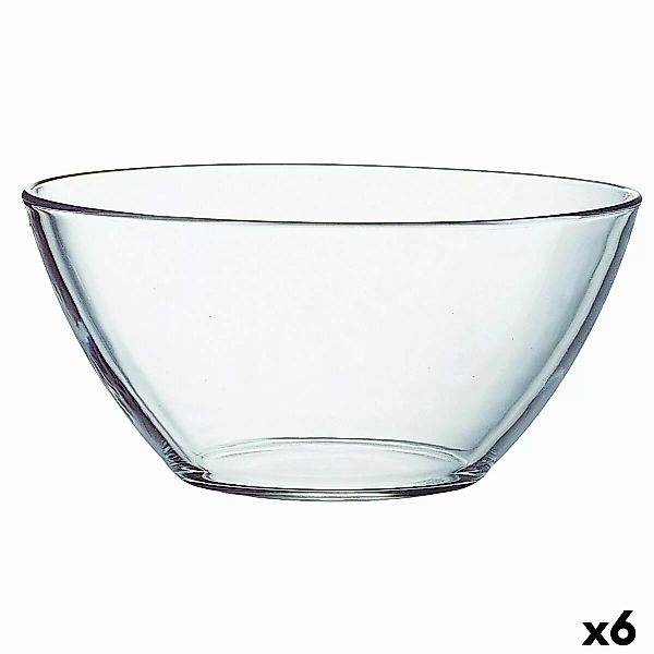 Salatschüssel Luminarc Cosmos Durchsichtig Glas (ø 28 Cm) (6 Stück) günstig online kaufen