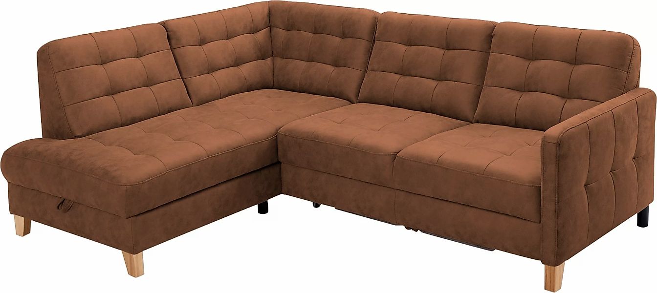 exxpo - sofa fashion Ecksofa "Elio, kompakt und komfortabel, bequem, zeitlo günstig online kaufen