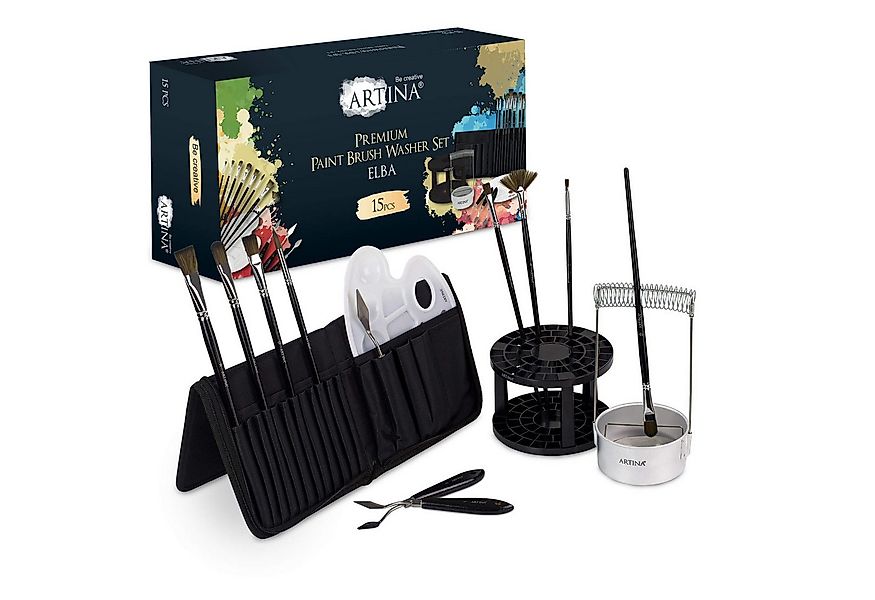 Artina Malerset ELBA Pinselset, Malset mit Pinsel, Malspachtel und Tasche – günstig online kaufen