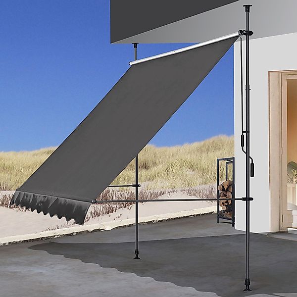Quick Star Klemm-Senkrechtmarkise 200 cm Breite, günstig online kaufen