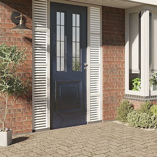 vidaXL Fensterfolie Fensterfolie Matt Streifenmuster 90x500 günstig online kaufen