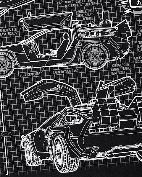 style3 T-Shirt Delorean DMC-12 zurück in günstig online kaufen