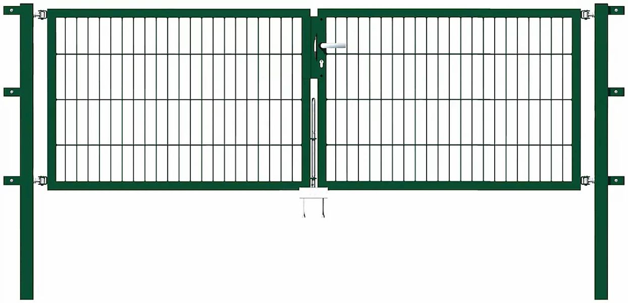 Alberts Zaundoppeltür "Flexo", 250 cm Breite, in versch. Höhen günstig online kaufen