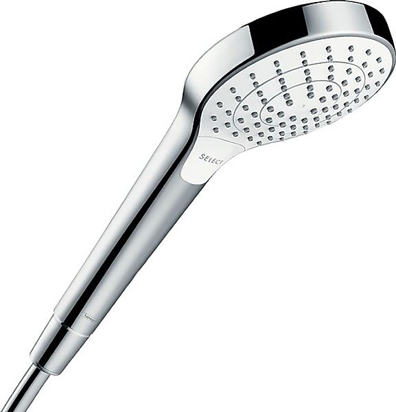 Hansgrohe Handbrause Croma Select S Vario mit 3 Strahlarten Weiß-Chrom günstig online kaufen