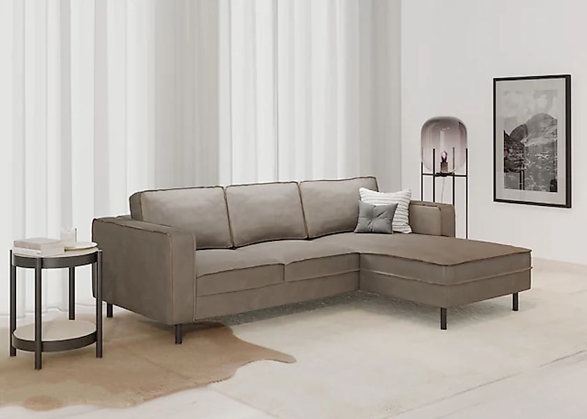 Places of Style Ecksofa Watkins, wahlweise günstig online kaufen