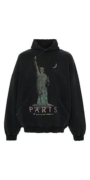 Balenciaga Rundhalspullover Balenciaga Paris Liberty distressed günstig online kaufen
