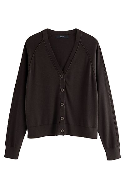 Next Strickjacke Strickjacke mit V-Ausschnitt, Kurzgröße günstig online kaufen