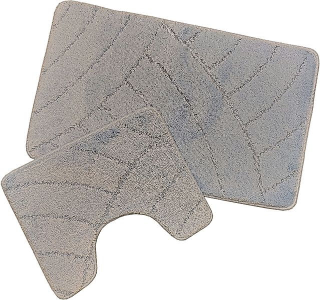 oKu-Tex Badematte, flauschig & weich, rutschfest, günstig online kaufen