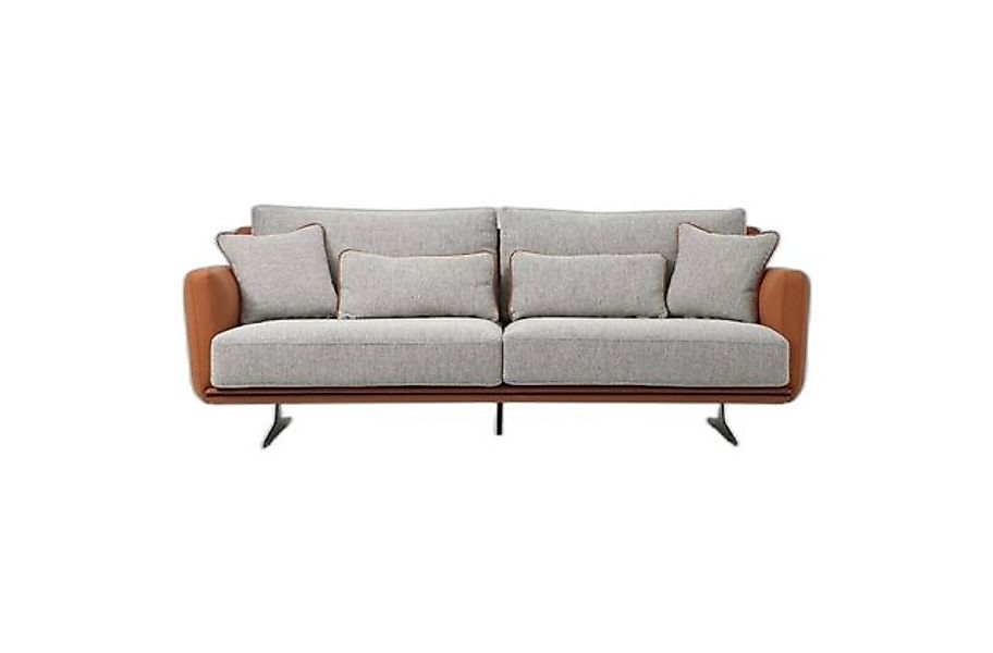 Xlmoebel 2-Sitzer Doppelsofa 2-Sitzer Stoff Orange Zeitgemäßes Design Wohnr günstig online kaufen