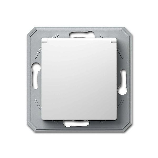 TEM EKONOMIK Schuko Steckdose Weiß Deckel OHNE Rahmen günstig online kaufen