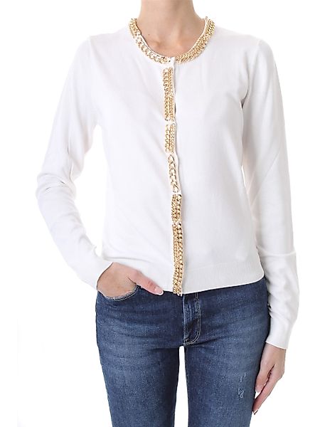 LIU JO Sweatshirt Damen weiß viscosa golden f14 günstig online kaufen