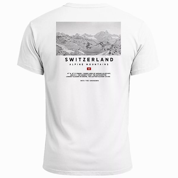 Neverless Print-Shirt Herren T-Shirt Wandern Berge günstig online kaufen