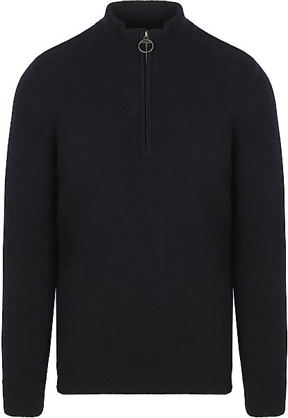 Barbour Half Zip Pullover Wolle Navy - Größe L günstig online kaufen