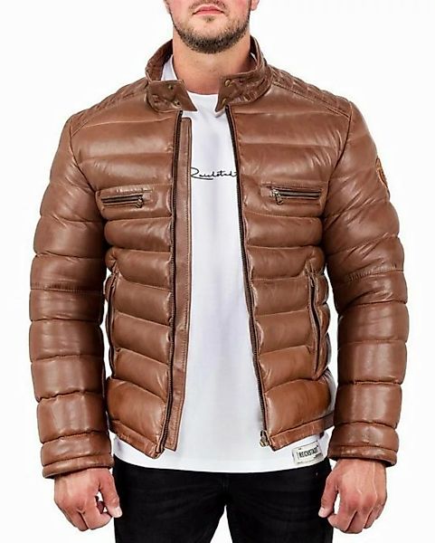 Reichstadt Bomberjacke Reichstadt Herren Bomber Echtleder Jacke RS016 Brown günstig online kaufen