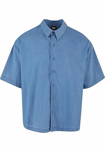 URBAN CLASSICS Langarmhemd "Urban Classics Herren Lightweight Denim Shirt" günstig online kaufen