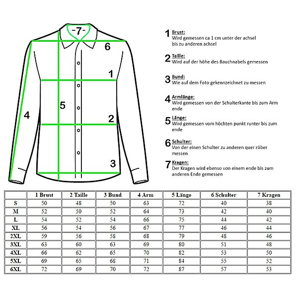 Baxboy Langarmhemd Baxboy Langarmhemd Herren-Hemd Slim-Fit Hemd + Weste + K günstig online kaufen