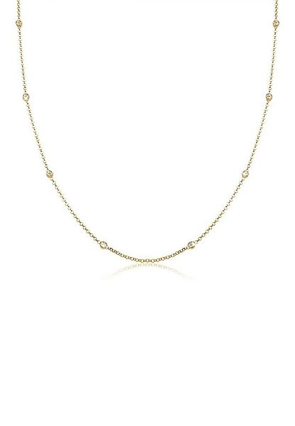 Elli Kette mit Anhänger Solitär Basic Kristalle 925 Silber günstig online kaufen