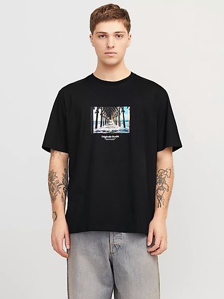 Jack & Jones Kurzarmshirt "JORVESTERBRO PICTURE TEE SS CREW NECK SN" günstig online kaufen