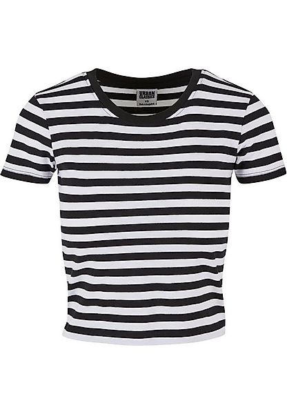 URBAN CLASSICS T-Shirt Urban Classics Damen Ladies Short Striped Tee (1-tlg günstig online kaufen