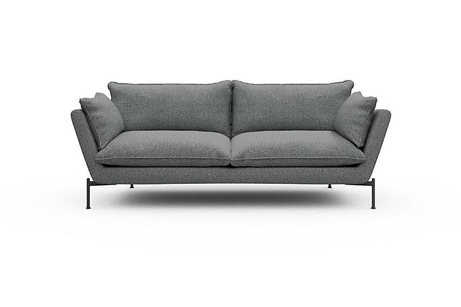 moebelfaktor Sofa Anton PREMIUM 3-Sitzer, schräg gestellte Armlehnen, hoher günstig online kaufen