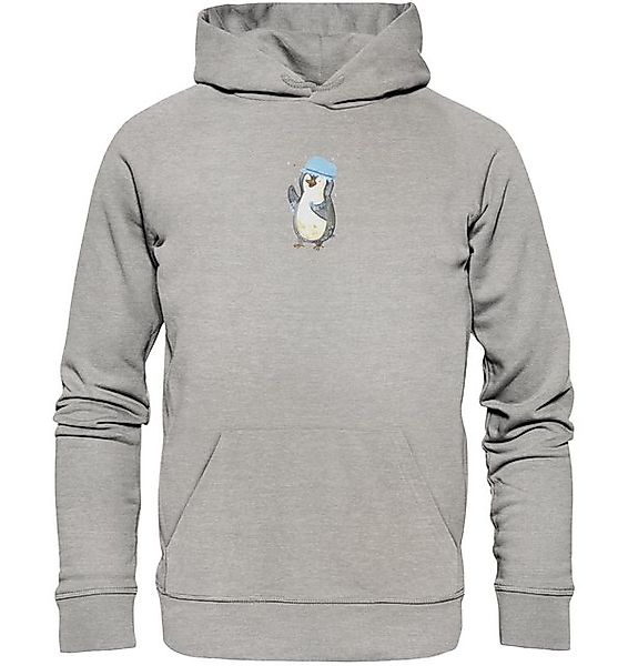 Mr. & Mrs. Panda Hoodie Pinguin Duschen Größe XL - Heather Grey - Geschenk, günstig online kaufen
