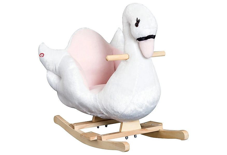 BlingBin Schaukeltier Schaukelpferd mit Tiergeräusche Spielzeug, Holz-Schau günstig online kaufen