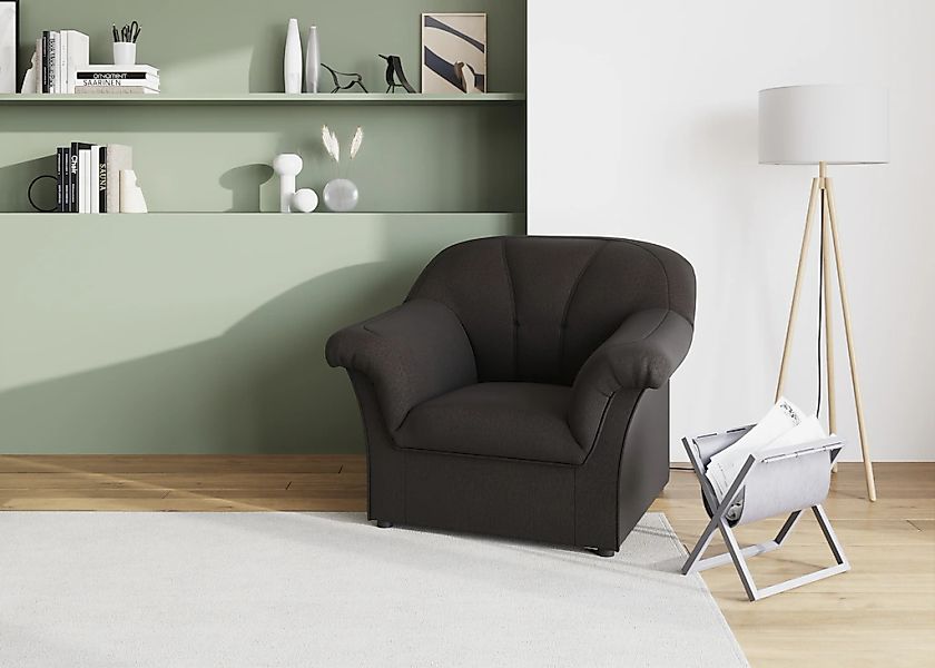 DOMO collection Sessel "Pegnitz zeitlos, elegante Armlehnen, komfortabel" günstig online kaufen