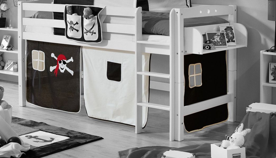 Ticaa Bettvorhang Motiv Vorhangstoffe für Hochbetten günstig online kaufen