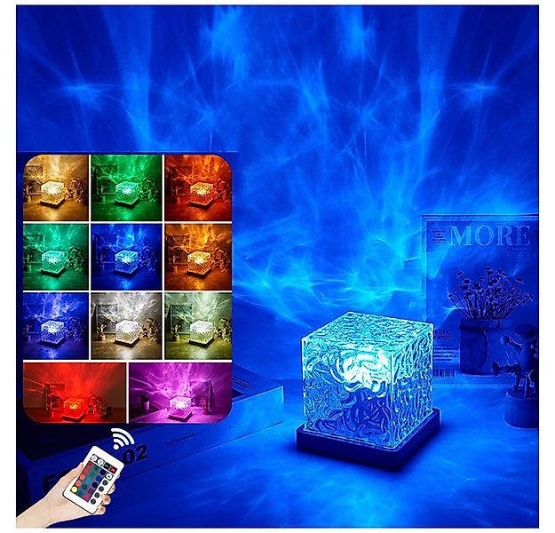 QUBEBU LED Nachtlicht Wasserwellen Lampe,LED Sternenhimmel Projektor Kinder günstig online kaufen