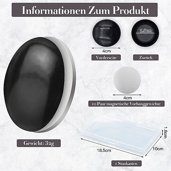DOPWii Dekomagnet 10 Stück Runde Magnetische günstig online kaufen