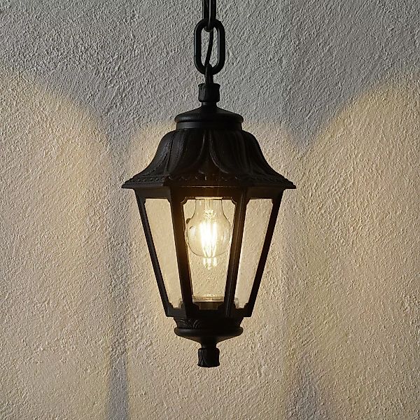 LED-Hängelampe Sichem Anna 6W 2.700K schwarz/klar günstig online kaufen