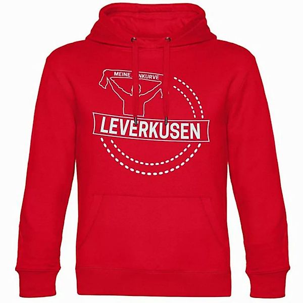 multifanshop Kapuzensweatshirt Leverkusen - Meine Fankurve - Hoodie günstig online kaufen