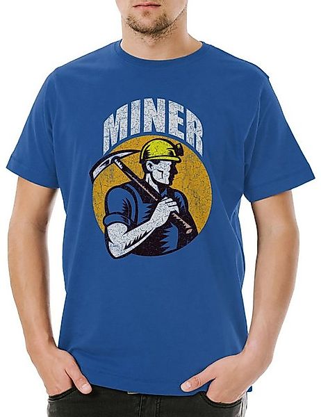 Urban Backwoods Print-Shirt Urban Backwoods Miner I Herren T-Shirt Royalbla günstig online kaufen