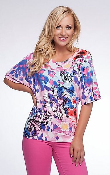 Passioni Print-Shirt mit buntem Leoparden und günstig online kaufen