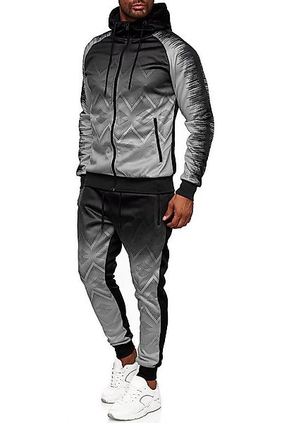 iKENNAS Sportanzug Herren Jogginganzug Sportanzug Trainingsanzug Laufanzug günstig online kaufen