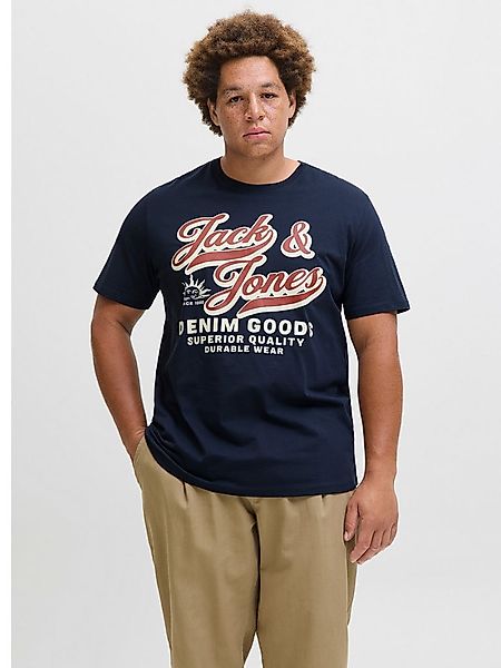 Jack & Jones PlusSize T-Shirt JJELOGO TEE SS ONECK 2 COL AW25 NOOS PLS günstig online kaufen