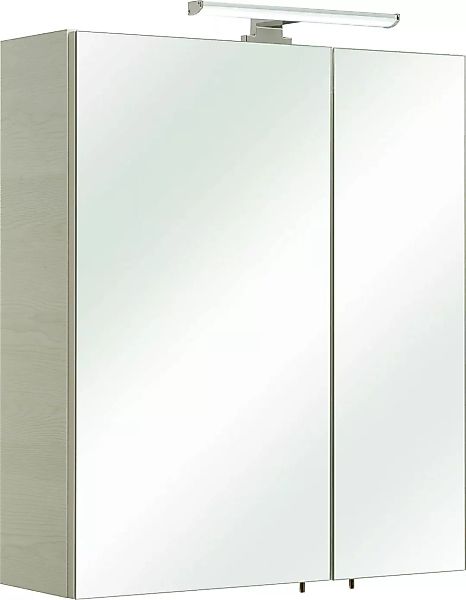 Saphir Spiegelschrank "Quickset Badezimmer-Spiegelschrank inkl LED-Aufsatzl günstig online kaufen