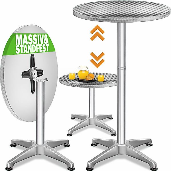 Casaria Stehtisch (1-St), Klappbar Höhenverstellbar 70cm günstig online kaufen