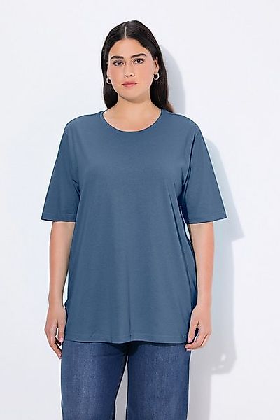 Ulla Popken T-Shirt T-Shirt Rundhalsausschnitt Relaxed Halbarm günstig online kaufen