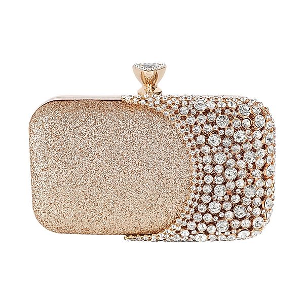 Refttenw Abendtasche Clutch Damen Kettentasche Glitzer günstig online kaufen