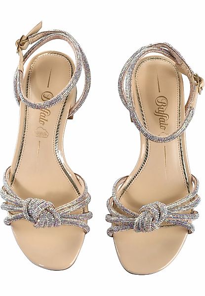 Buffalo High-Heel-Pumps "Buffalo Buffalo Lilly Bow - Vegan Patent" günstig online kaufen