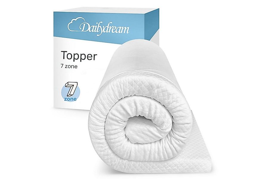Dailydream, Topper Model "7 Zone" aus Komfortschaum und 7 Liegezonen von, 4 günstig online kaufen