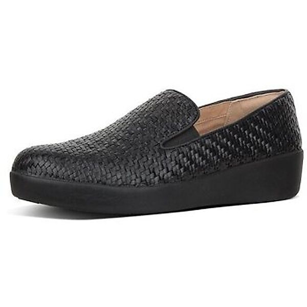 FitFlop  Damenschuhe SUPERSKATE TM LOAFERS WOVEN LEATHER BLACK günstig online kaufen