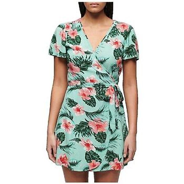 Superdry  Kurze Kleider Robe portefeuille  imprimée manches courtes multico günstig online kaufen