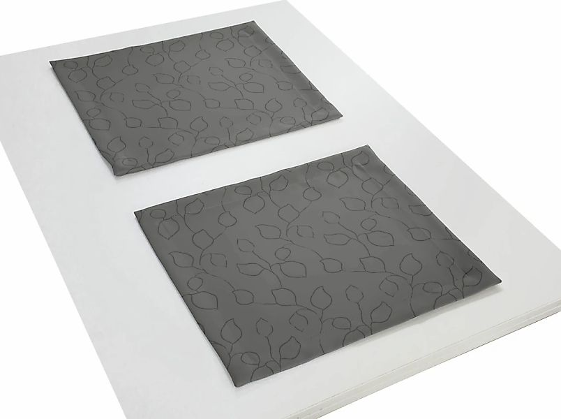 Wirth Platzset "Westport" Made in Germany, Jacquard Dekostoff, Blatt-Design günstig online kaufen