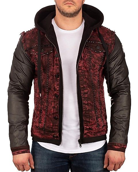 Cipo & Baxx Jeansjacke Herren Kapuzen günstig online kaufen