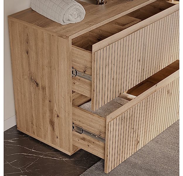 Vicco Waschbeckenunterschrank Takumi, Artisan, 80 x 58 cm mit 2 Schubladen günstig online kaufen