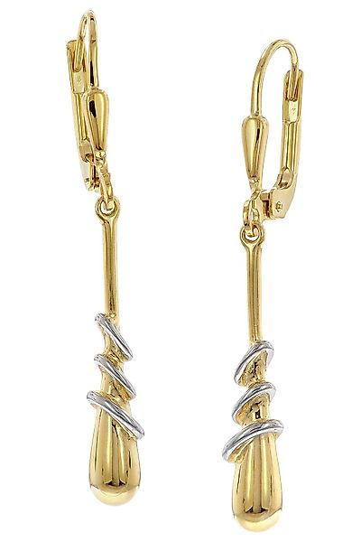 trendor Paar Ohrhänger Gold 333/8K Bicolor günstig online kaufen