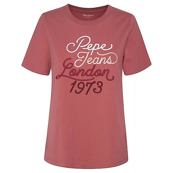 Pepe Jeans Lola Kurzärmeliges T-shirt XS Terracotta günstig online kaufen